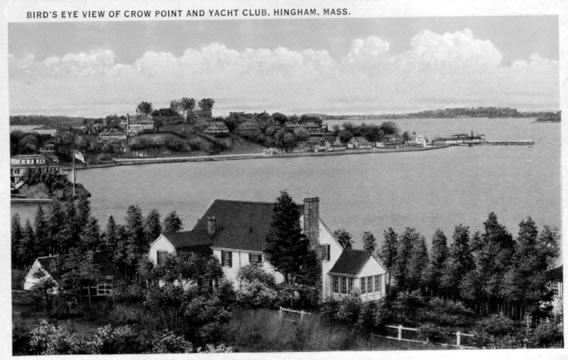 Birds Eye View of Crow Point and Yacht Club